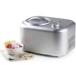 Beste zelfvriezende ijsmachine PRIMO PR406IM IJsmachine - Roomijsmachine Met Compressor - Zelf Vriezend - 1L - Zilver