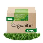Gazonmest All-In-One (5Kg - 100M2) - Voor Een Diepgroen Sterk Gazon Zonder Mos En Onkruid - Gazonmeststof - Gazon Kalk - Meststof Gazon - Gras Mest - Bodemverbeteraar - Organifer