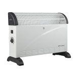 BRASQ Elektrische Convectorkachel - Elektrische Kachel - Compact en Geruisloos - Verstelbare thermostaat 750/1250/2000 watt - Verwarming wit - CH300