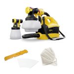 Beste verfspuitmachine WAGNER W 690 FLEXiO verfspuitsystemen voor muur/latexverven, lakken & houtbeschermingsmiddelen/beits binnen en buiten, 15 m²-6 min, reservoir 1800 ml/800 ml, 630 W, slang 3,5 m