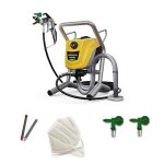 Beste airless verfspuit WAGNER Airless Verfspuitsystemen Control Pro 250 M voor muur/latexverven, lakken & houtbeschermingsmiddelen/beits, 15 m²-2 min, drukregeling, 110 bar, slang 9 m