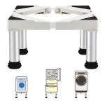 SSEHCWAN Wasmachine en droger stands, wasmachine stand base verstelbare apparaat basis Max belasting 720 lbs/350 kg voetstuk voor wasmachine drogers koelkast, verhogen 9,4-10,6 inch 24-27cm hoogte