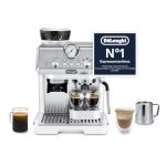 De'Longhi La Specialista Arte EC9155.W, espressomachine met professionele melkopschuimmondstuk, 8 maalstanden, incl. barista-kit, 1550 W, wit
