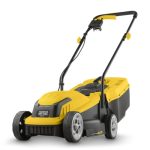 Beste maaihoogte gras Powerplus POWEG62205 Elektrische grasmaaier met 1300 W motor en opvangbak (5624) met verstelbare maaihoogte, maaibreedte 320 mm, tuin tot 250 m² gazons, zonder accu
