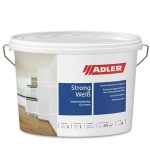 Adler Aviva Strong-Wit - Premium latexverf, afwasbare muurverf voor keuken, badkamer & hal, wit, 1 liter