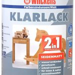 Wilckens 2-in-1 blanke lak zijdemat, 750 ml, kleurloos