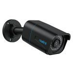 Reolink 4K PoE Beveiligingscamera met Mens/Voertuig Detectie, IP67 Weerbestendige, Bullet IP Camera Buiten met slimme bewegingswaarschuwingen, Audioregistratie, Time Lapse, RLC-810A zwart