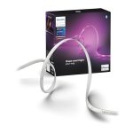 Philips Hue Indoor LED Strip 3 Meter - Wit en Gekleurd Licht - Solo Lightstrip Basisset - Bedien de Ledstrip met Hue App - Ledstrips Werken met Alexa, Google Assistant en Apple HomeKit - 1 Pack