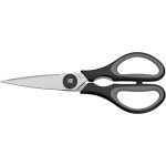 Beste keukenschaar WMF Touch Keukenschaar Zwart, Ergonomisch ontwerp, Soft-Touch Hangrepen, Links- en Rechtshandigen, Ultrafijne Gekartelde Rand, Praktische Extra's, 1879206100