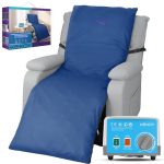 Kekoy Anti-decubitus Matras voor Relaxfauteuils, Stille Pomp, Waterdichte Hoes, Ideaal voor Ouderen en Postoperatief Herstel, 170x56 cm, Lichtblauw
