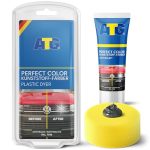 ATG® Kunststof Verf Antraciet – Hoogdekkende Kunststof Kleurhersteller & Opfrisser voor Auto, Bumper & Trim – Herstelt Verbleekte Kunststofdelen voor een Duurzame Glans Binnen en Buiten