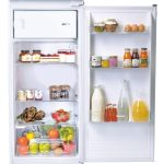 Candy CIO 225 EE/N Inbouwkoelkast met vriesvak/sleepdeurtechniek/eendeurig/nis 122 cm / 163 liter/koelgedeelte 147 liter/vriesgedeelte 16 liter / 1 groentelade / 3 glasplaten