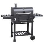 TAINO HERO XL BBQ rookoven grillwagen houtskool grill grillhaard staande grill rookoven accessoires