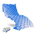 Anti decubitus matras |Brandvertragend medisch PVC | 200x90x7 cm | 130 cellen | Blauw | Mobi 1 | Mobiclinic