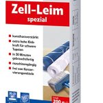 Baufan Zell-lijm speciaal - 200 g I met hars versterkte speciale behanglijm met extra hoge kleefkracht voor zwaar behang I behanglijm 20-25 m2