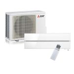 Beste airco Mitsubishi Mitsubishi Electric MSZ-LN25VGV-E1 airconditioner Inverter Monosplit warmtepomp, bestaande uit binnen- en buitenunit, vermogen 2,5 kW (9.000 BTU), 230 V, parelwit