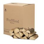 Premium brandhout, 25 liter, ovengedroogd, 25 cm blokken, minder dan 15% vocht, ideaal voor oven, open haard, barbecue, barbecue en kampvuur, haardhout, brandhout, grillhout