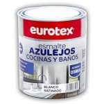 EUROTEX Tegelverf op waterbasis met zeer goede hechting zonder primer, verkrijgbaar in een groot aantal kleuren, glanzend of gesatineerd, formaat 750 ml (Bahia satijn)