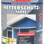 Wilckens Weerbestendige verf zijdeglans, 750 ml, RAL 9010 zuiver wit
