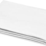 Stof - Dekbedovertrek – afmetingen 140 x 200 cm – 100% katoen Oeko-Tex – kleur wit – model Eden – beddengoed voor thuis – zacht en comfortabel – ideaal voor eenpersoonsbed – uniseks