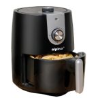 alpina Airfryer 2L - Air Fryer Geschikt voor 2 tot 3 Personen - Heteluchtfriteuse met Timer en Aanpasbare Temperatuur - Hetelucht Oven Airfryer - Kunststof - Zwart