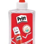 Pritt PAKA3 Alleslijm, transparant, sneldrogende lijm, oplosmiddelvrije vloeibare lijm, ideaal voor kantoor, thuis of school, knutsellijm voor vele knutselmaterialen, 1 x 145 g, 9H