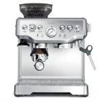 Beste Sage koffiemachine Sage - The Barista Express - Espressomachine met Handmatige Melkopschuimer en Koffiemolen - Automatisch Malen, Instelbaar Melkschuim - Geborsteld Roestvrij Staal, Melkkan met Temperatuurregeling