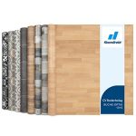 Floordirekt Atlantic Beuken PVC vloerbedekking, per meter, vinyl vloer, CV-linoleum voor keuken en balkon, in houtlook, tegellook, steenlook, robuust en onderhoudsvriendelijk, 100 x 100 cm, Atlantic