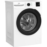 Beko BM3WFU3741X vrijstaande wasmachine, volautomatische wasmachine, 7 kg, centrifuge keuze 1400 omw/min, stoomfunctie, hygiëne+ geschikt voor mensen met allergieën, koudewash-water- en tijdbesparing,