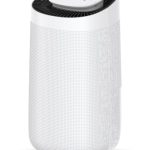 Komodo Luchtontvochtiger 16 L/dag — 2‑in‑1 Ontvochtiger & Luchtreiniger met Timer, LED‑Display, 7 Standen & Afvoer‑slang — Fluisterstil voor Slaapkamer, Badkamer, Huis & Kelder