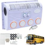 12V/24V DC parkeerairconditioner, dakairconditioner voor campers, universele elektrische airco-unit met 3-standen ventilator, voor vrachtwagens, campers, caravans en landbouwvoertuigen 24V